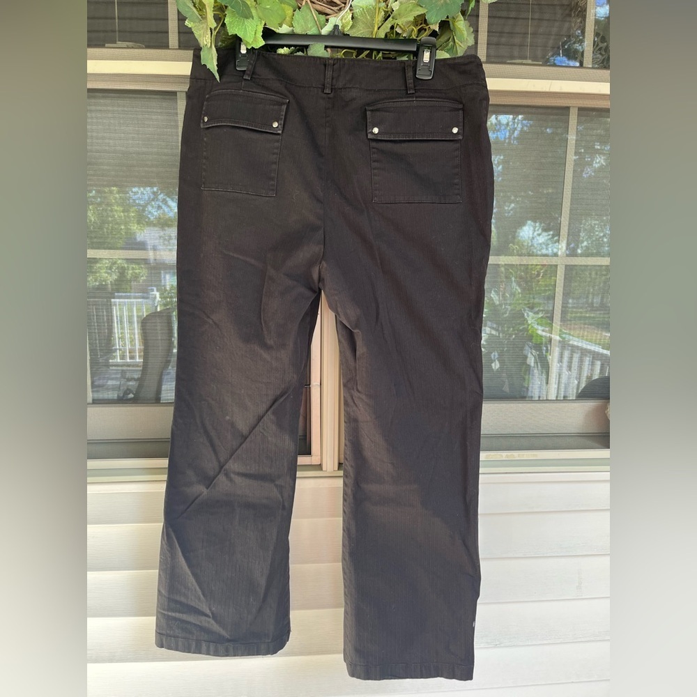 Ann Taylor Black classic Trousers Size 14 - Picture 2 of 6